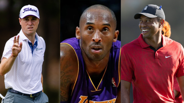 Justin Thomas Kobe Bryant Tiger Woods Collage