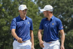 PGA, Golf Herren Presidents Cup &#8211; Day Three Rounds Sep 24, 2022; Charlotte, North Carolina, USA; Team USA golfer Jordan