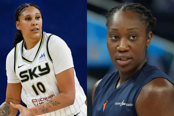 Kamilla Cardoso and Tina Charles