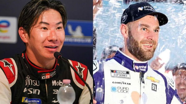 Kamui Kobayashi and Shane van Gisbergen