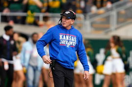 Kansas Jayhawks head coach Lance Leipold
