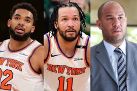 Karl-Anthony Towns, Jalen Brunson, Rick Brunson