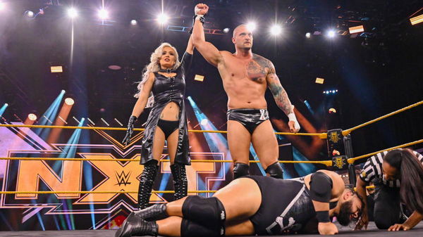 Karrion Kross with Penelope defeat Bronson Reed