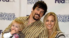 Keith Brooking with his wife