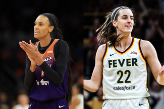 Caitlin Clark and Dewanna Bonner