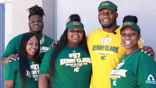 Kenny Clark Jr. Family