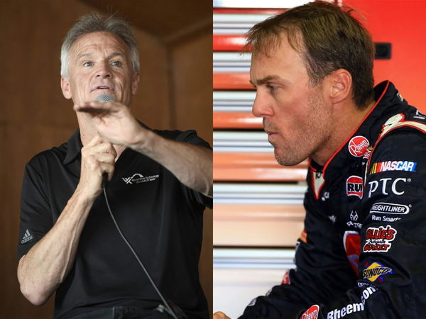 Kenny Wallace and Kevin Harvick