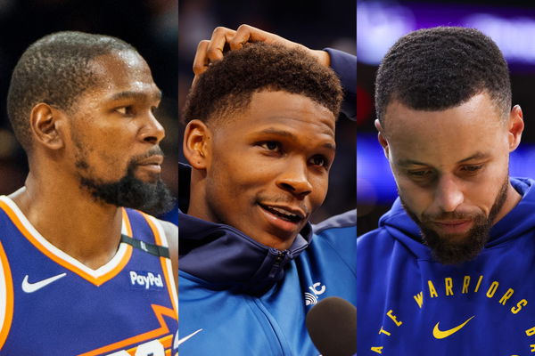 Kevin Durant, Anthony Edwards, Stephen Curry