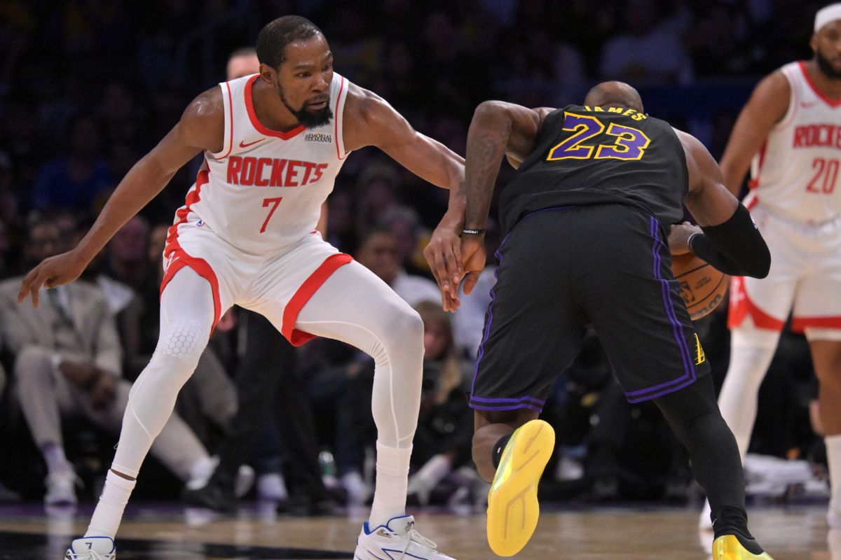 Kevin Durant and LeBron James