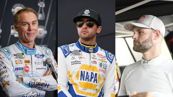 Kevin Harvick, Chase Elliott, Shane van Gisbergen