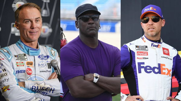 Kevin Harvick, Michael Jordan, Denny Hamlin