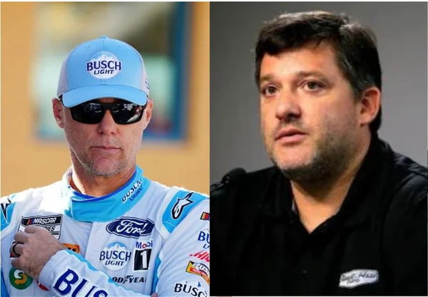 Kevin Harvick and Tony Stewart