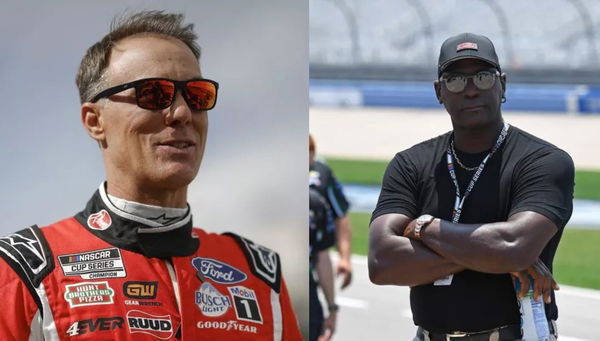 Kevin Harvick and Michael Jordan