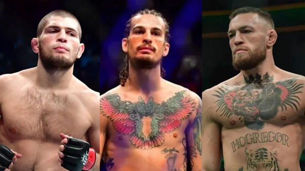 Khabib Nurmagomedov, Sean O&#8217;Malley and Conor McGregor