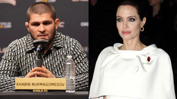 Khabib Nurmagomedov and Angelina Jolie