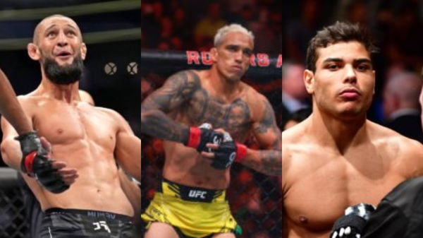 Khamzat Chimaev, Charles Oliveira, Paulo Costa