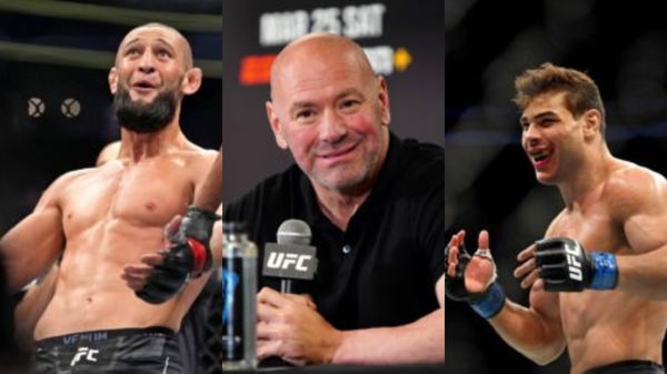 Khamzat Chimaev, Dana White, Paulo Costa