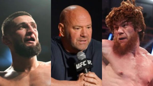 Khamzat Chimaev, Dana White, Sharapudtin Magomedov