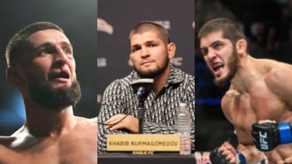 Khamzat Chimaev, Khabib Nurmagomedov, Islam Makhachev