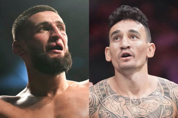 Khamzat Chimaev and Max Holloway