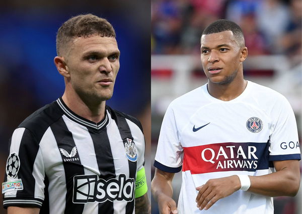 Kieran Trippier Kylian Mbappe