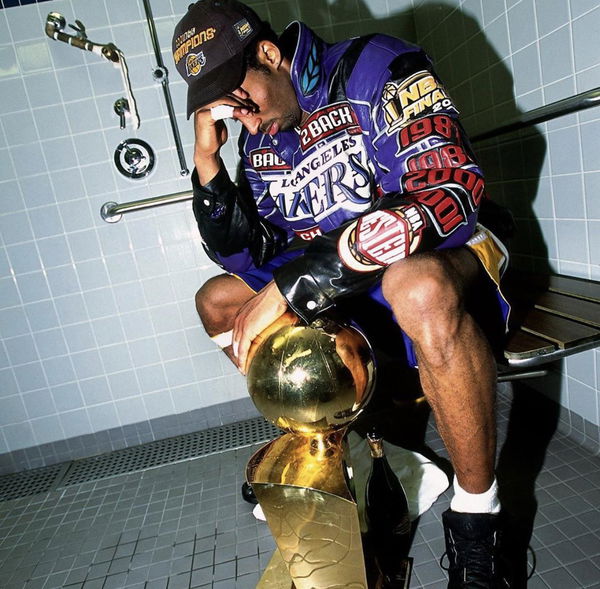 Kobe Bryant Sad After Winning 2001 NBA Championship