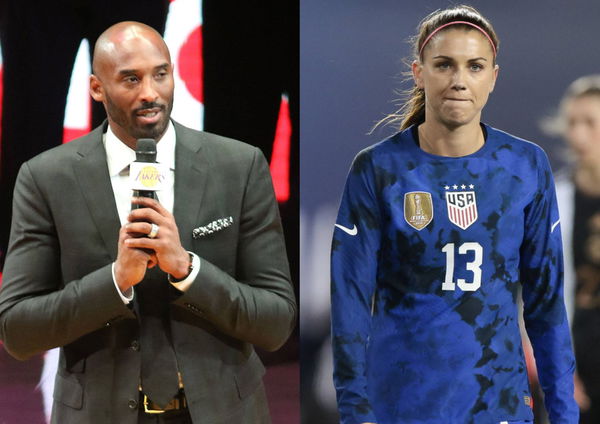 Kobe Bryant and Alex Morgan