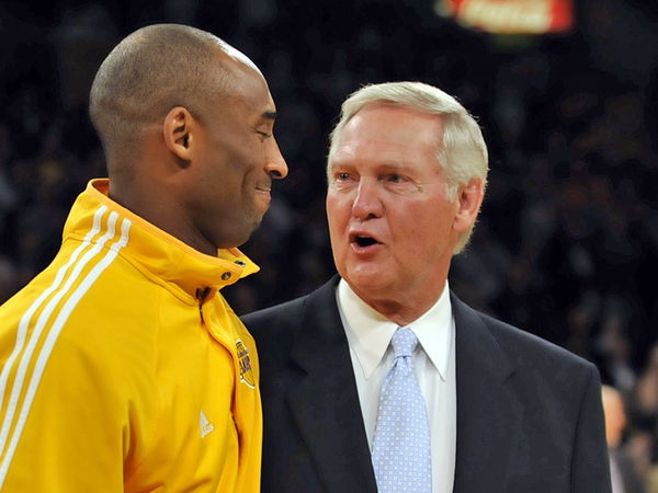 Kobe Bryant and Jerry West