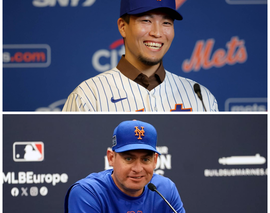 Kodai Senga and Carlos Mendoza