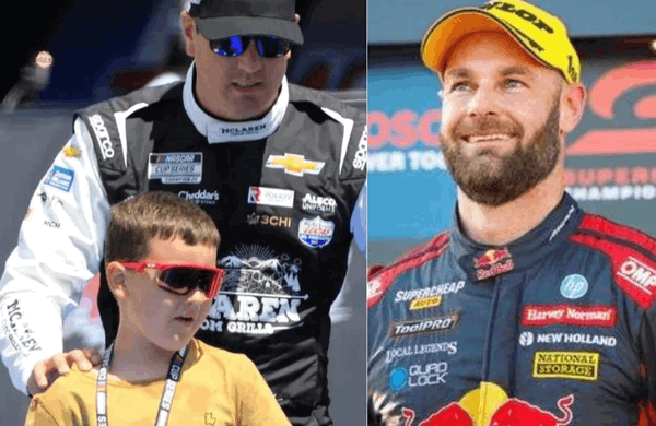 Kyle Busch, Brexton Busch and Shane Van Gisbergen (2)