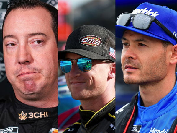 Kyle Busch, Chase Briscoe, Kyle Larson