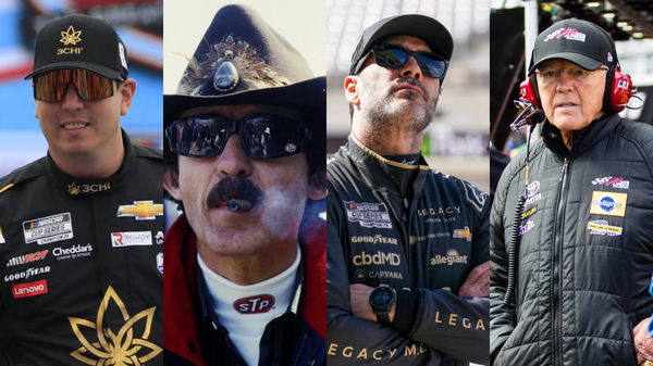 Kyle Busch, Richard Petty, Jimmie Johnson, Joe Gibbs