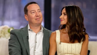 Kyle Busch and Samantha Busch