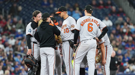 Kyle Gibson with the Baltimore Orioles