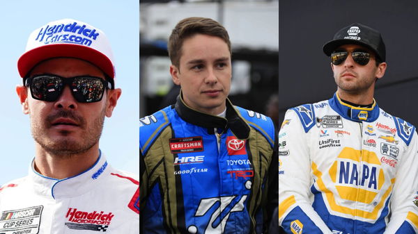 Kyle Larson, Christopher Bell, Chase Elliott