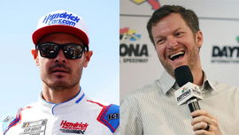 Kyle Larson, Dale Earnhardt Jr