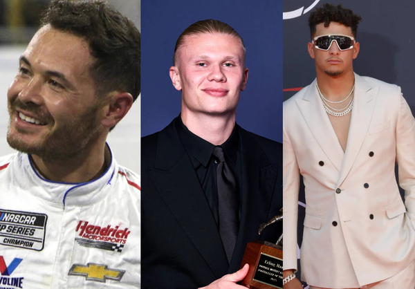 Kyle Larson, Erling Haaland, Patrick Mahomes