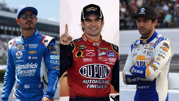 Kyle Larson, Jeff Gordon, Chase Elliott