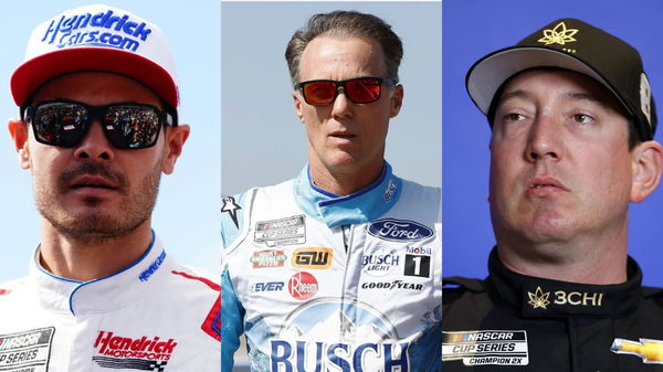 Kyle Larson, Kevin Harvick, Kyle Busch