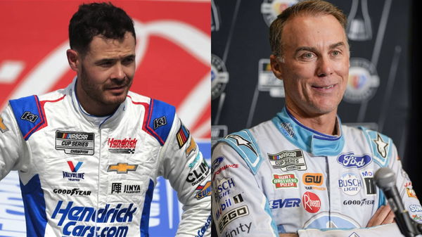 Kyle Larson, Kevin Harvick