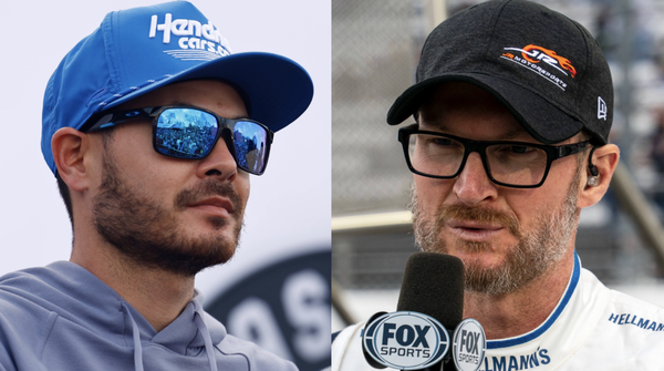 Kyle Larson and Dale Earnhardt Jr