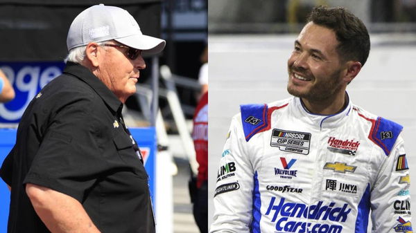 Kyle Larson and Rick Hendrick