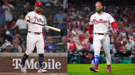 Kyle Schwarber and Bryce Harper