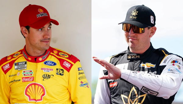 Kyle busch and Joey Logano