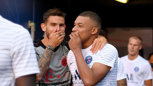 Kylian Mbappe and Lucas Hernandez