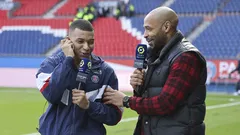 Kylian Mbappe and Thierry Henry