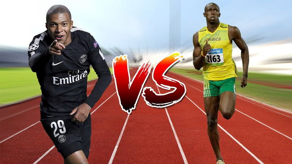 Kylian Mbappe vs Usain Bolt