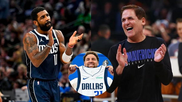 Kyrie Irving Mark Cuban Klay Thompson