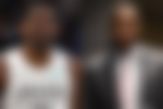Kyrie Irving and Masai Umjiri
