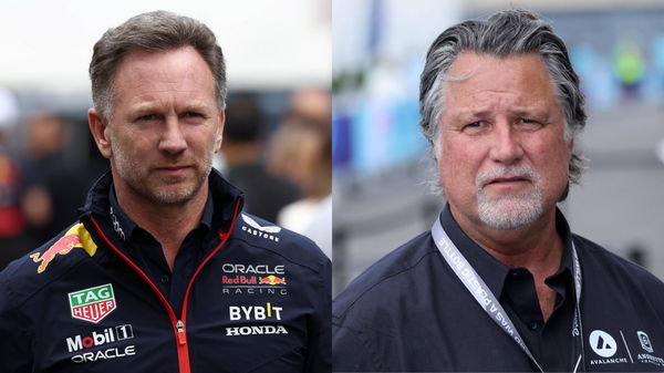 (L) Christian Horner-(R) Michael Andretti